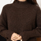 PULLI MIT KLEINEM ROLLKRAGEN "MELINA"