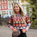 PULLOVER "COLOURFUL HEARTS"