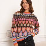 PULLOVER "COLOURFUL HEARTS"