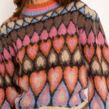 PULLOVER "COLOURFUL HEARTS"