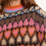 PULLOVER "COLOURFUL HEARTS"