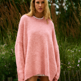KUSCHELIGER LONGPULLI  „CHIARA“ IN ROSA