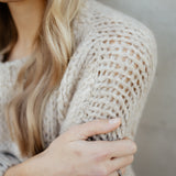 CROPPED STRICKPULLI "LEA"