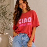 OVERSIZE T-SHIRT „CIAO AMORE MIO"