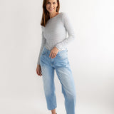 LENA TAPERED FIT JEANS