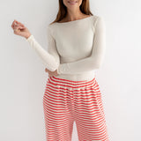GESTREIFTE STRICKHOSE "RIVIERA"