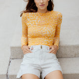 MESH-LONGSLEEVE "COLOURFUL LEO"