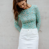 MESH-LONGSLEEVE "COLOURFUL LEO"