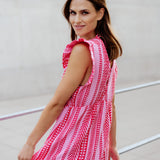 MAXI MUSSELINKLEID „AMALFI BLOOM“