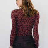 MESH-LONGSLEEVE "BORDEAUX LEO“