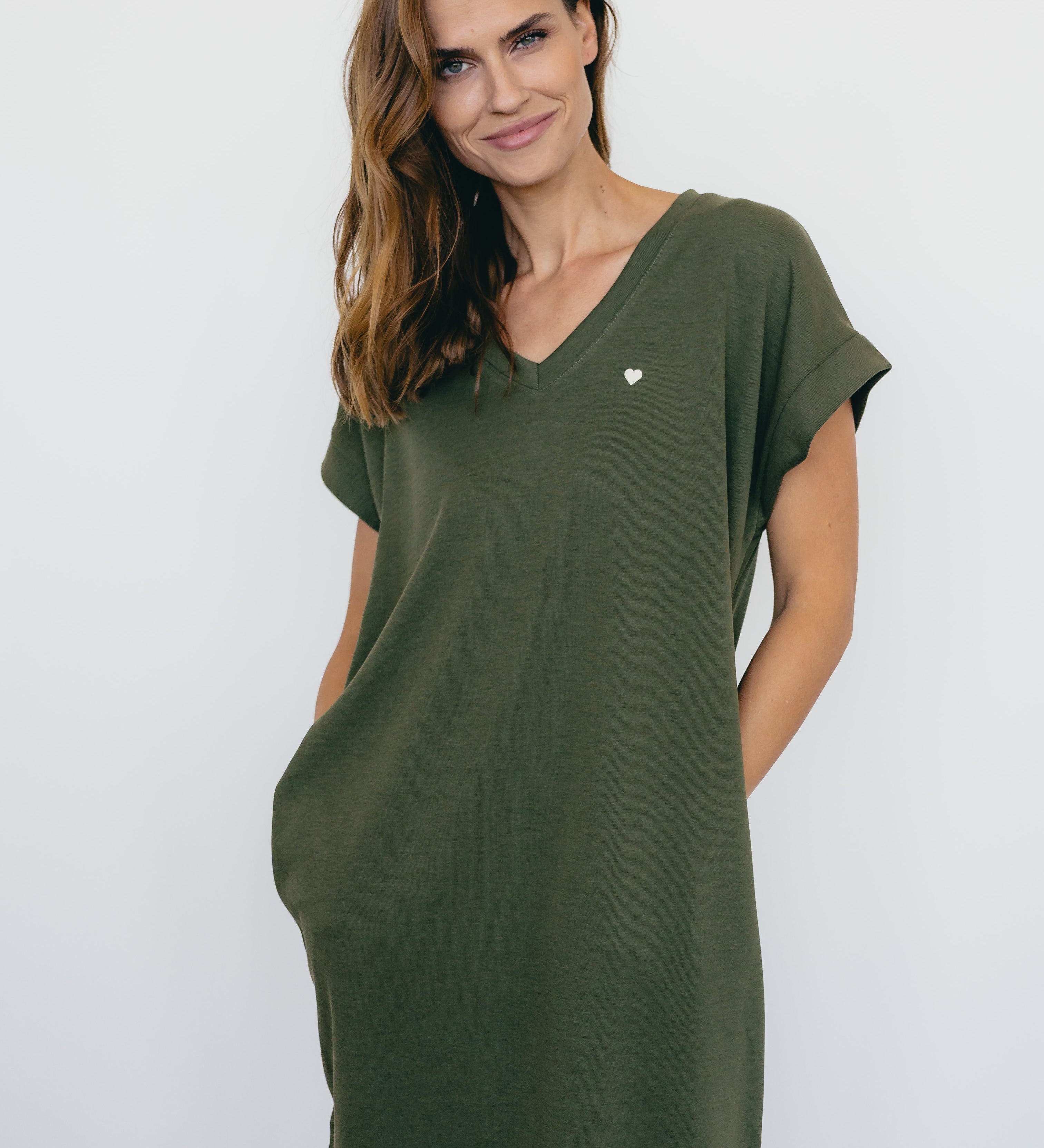 SWEATSHIRT-KLEID "HEARTBEAT"
