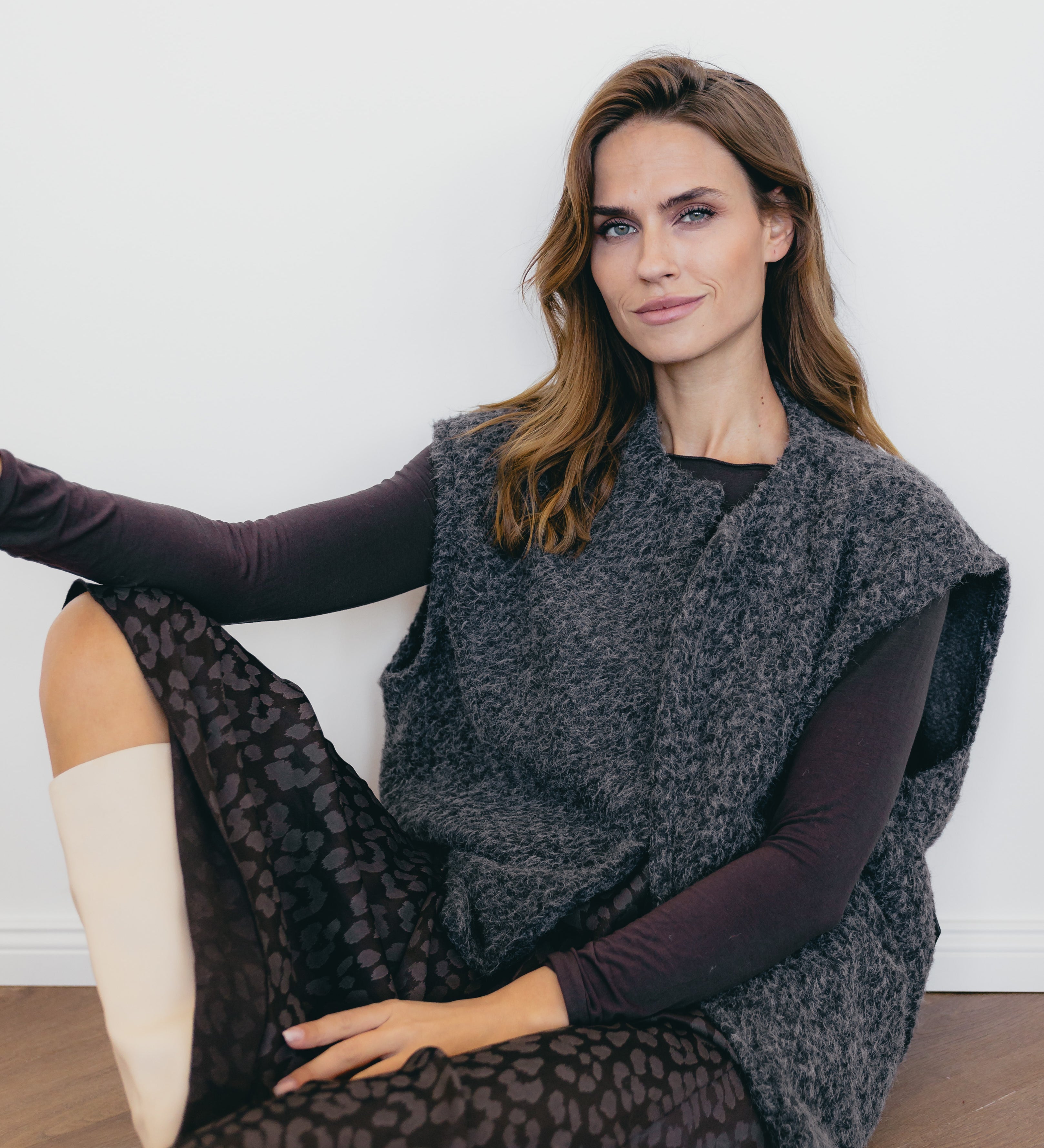 OVERSIZE SCANDI WESTE "MERLE"
