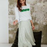 HELLGRAUES SWEATSHIRT "AMOUR"