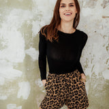 LEO MUSSELIN SHORTS "DARK LEO"