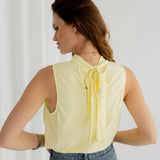 EINFARBIGES NECKHOLDER TOP