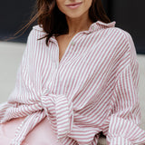 KURZE MUSSELINBLUSE "MIRA"