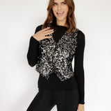 GLITZERNDE PAILLETTENWESTE "STELLA"