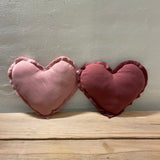 MUSSELIN KISSEN "HERZ"