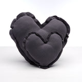 MUSSELIN KISSEN "HERZ"