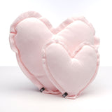 MUSSELIN KISSEN "HERZ"