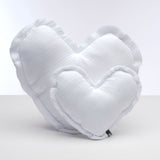 MUSSELIN KISSEN "HERZ"